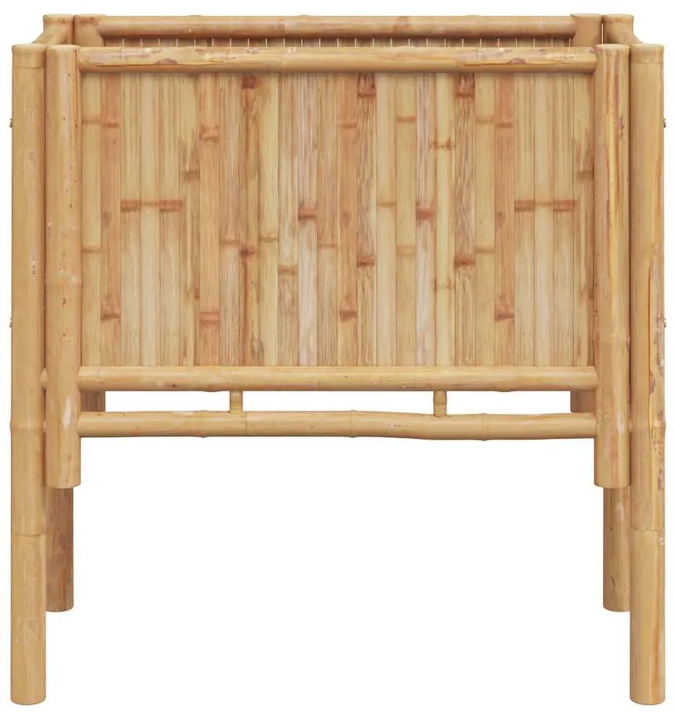 vidaXL Υπερυψωμένη Ζαρντινιέρα Καφέ 70 x 35 x 70 εκ. Μπαμπού