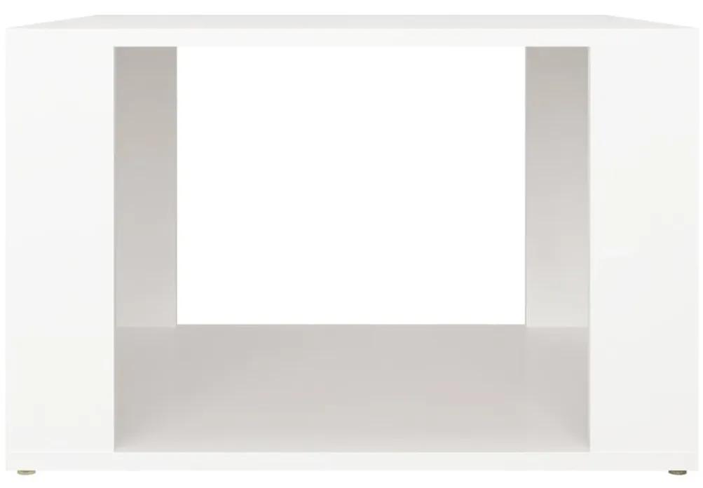 Κομοδίνο Λευκό 57 x 55 x 36 εκ. από Επεξεργασμένο Ξύλο - Λευκό