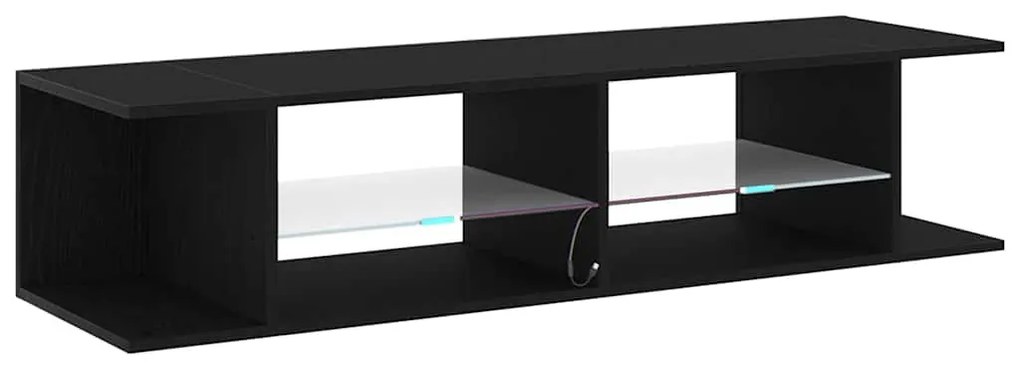 vidaXL Ντουλάπι TV Μαύρο 135 x 39 x 30 εκ Επεξεργασμένο ξύλο