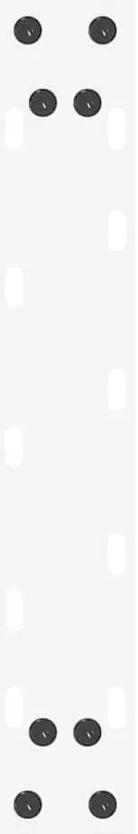 vidaXL Πόδια Κονσόλας σε Σχήμα U 2 τεμ. Λευκά 28x(72-73) εκ. Ατσάλι