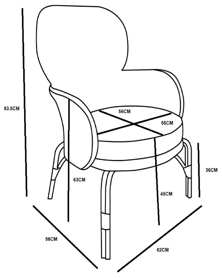 LOOM ΠΟΛΥΘΡΟΝΑ ΦΥΣΙΚΟ 65x69xH94cm - 22-0050 - 22-0050