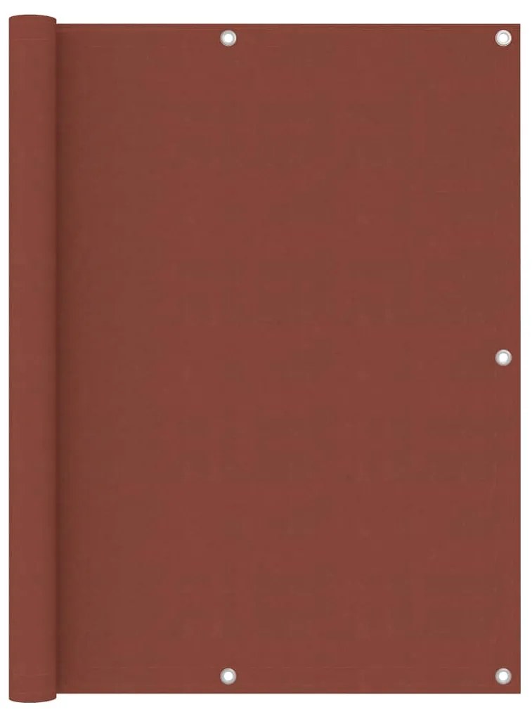 Διαχωριστικό Βεράντας Τερακότα 120 x 500 εκ. Ύφασμα Oxford