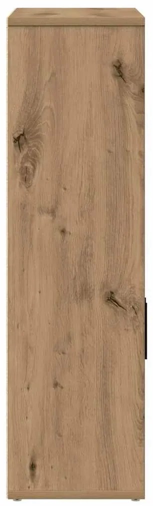 vidaXL Βιβλιοθήκη Αρτισιανή Δρυς 60x24x85 εκ. Επεξ. Ξύλο
