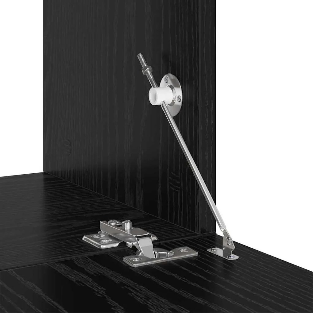 vidaXL Σετ επίπλου τηλεόρασης 4 pcs Μαύρη δρυς 60 x 30 x 30 cm
