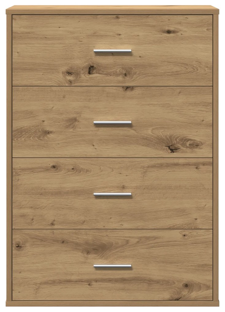 vidaXL Πλαϊνό γραφείο artisan δρυς 60 x 31 x 84 εκ Επεξεργασμένο ξύλο