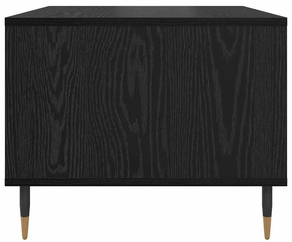 vidaXL Τραπεζάκι σαλονιού Μαύρη δρυς 60 x 50 x 40 εκ