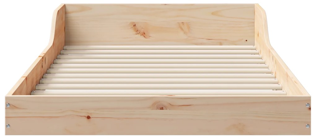 vidaXL Σκελετός Κρεβατιού Καφέ 90 x 200 cm Ξύλο πεύκου