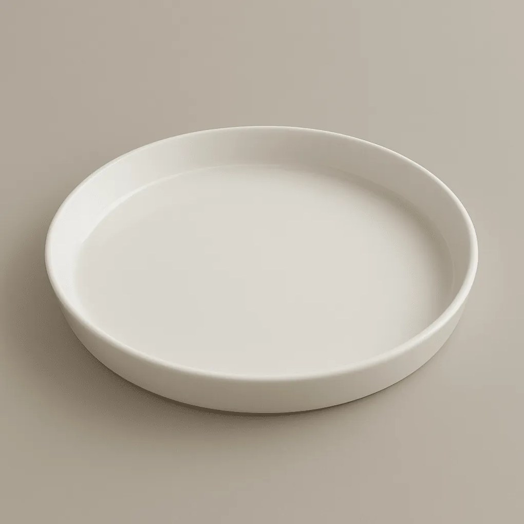 Πιάτο Βαθύ 19cm Λευκής Πορσελάνης V-Form - Kutahya Porselen - 6 ΤΜΧ