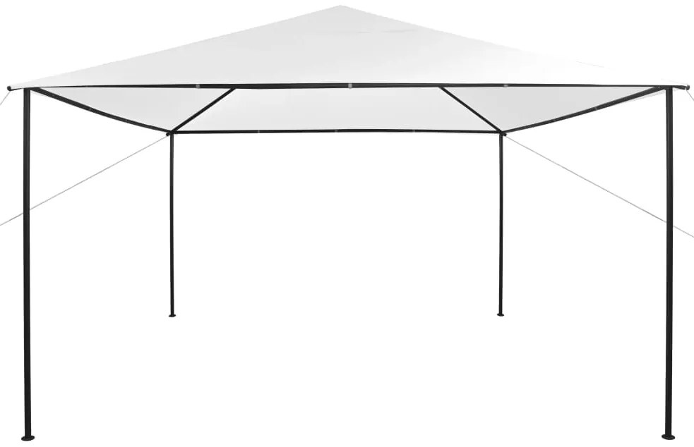 vidaXL Κιόσκι Λευκό 4 x 4 x 3 μ. 180 γρ./μ²