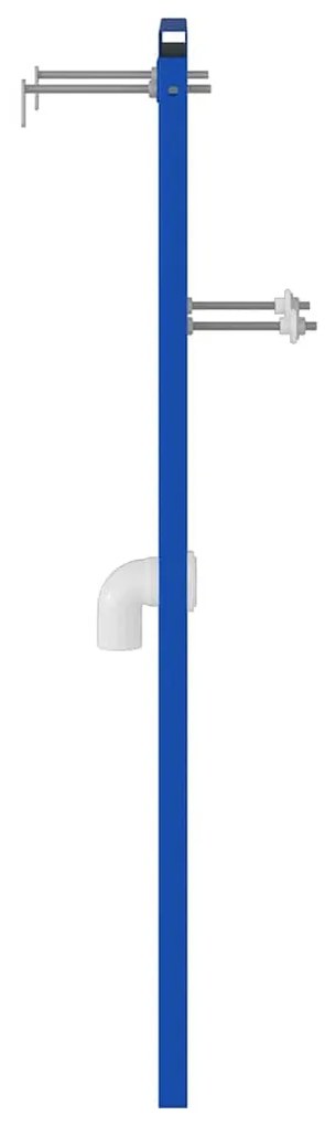 vidaXL Στήριγμα Τοίχου Μπάνιου Μπλε 50 x 17.5 x 136 εκ. Ατσάλι