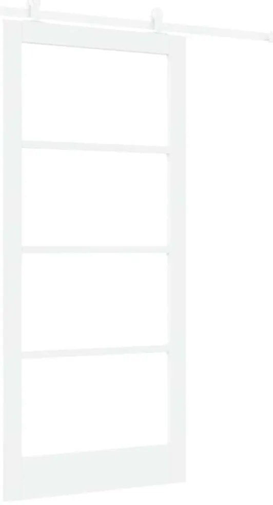 vidaXL Συρόμενη Πόρτα με Σετ Εξαρτημάτων ORKDAL Λευκή 93x202 εκ.