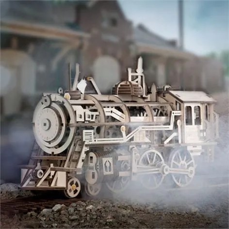 Locomotive LK701 3D Ξύλινο Μηχανικό Puzzle ROBOTIME
