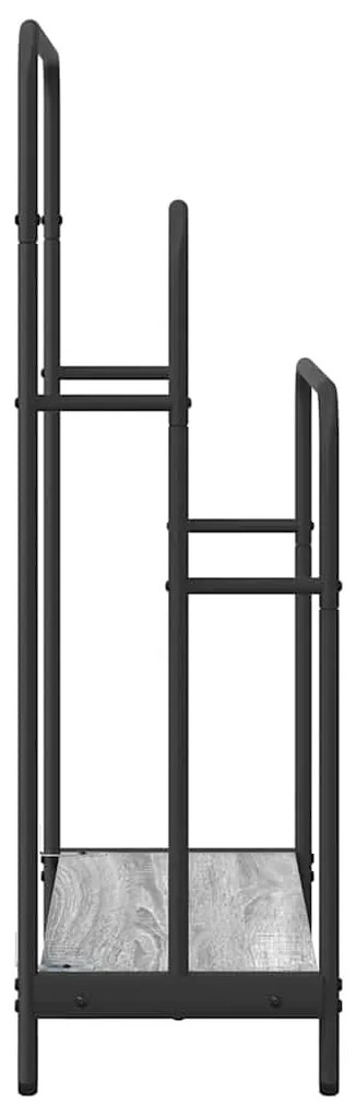 vidaXL Ράφι Ρούχων Γκρι sonoma 60 x 30 x 100.5 εκ Επεξεργασμένο ξύλο