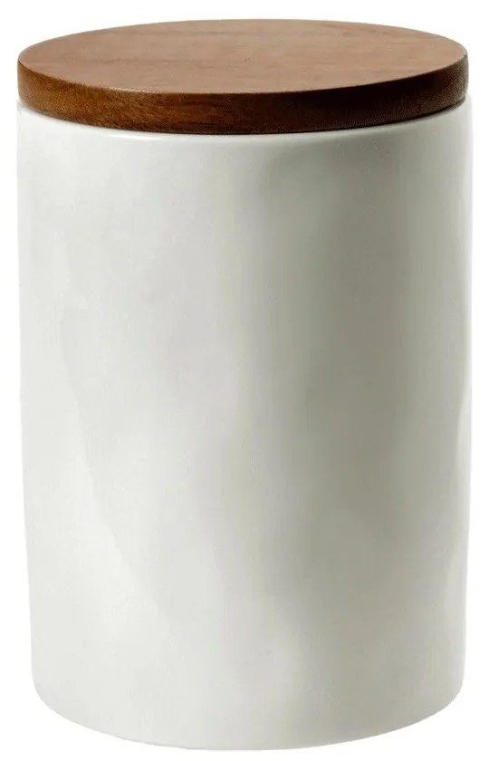 Βάζο Για Ζάχαρη Magna 37.150.87 White-Brown Cryspo Trio Wood,Porcelain