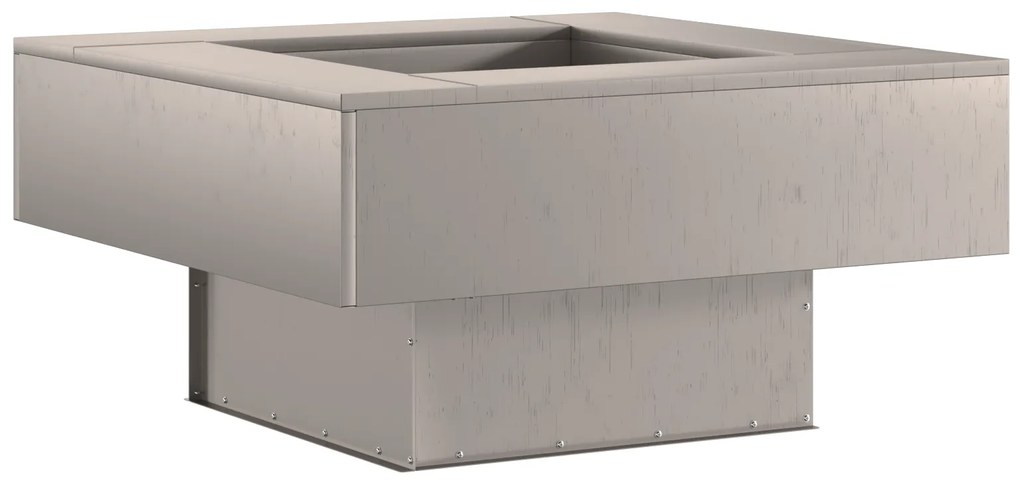 vidaXL Τετράγωνη Φωτιά 80x80x40 εκ. από Ατσάλι