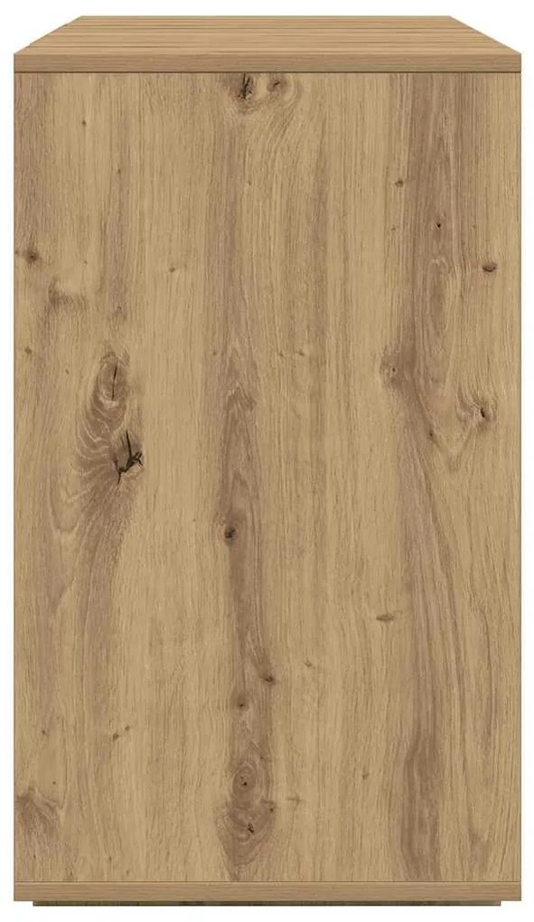 vidaXL Πλαϊνό γραφείο artisan δρυς 135 x 41 x 69 cm Επεξεργασμένο ξύλο
