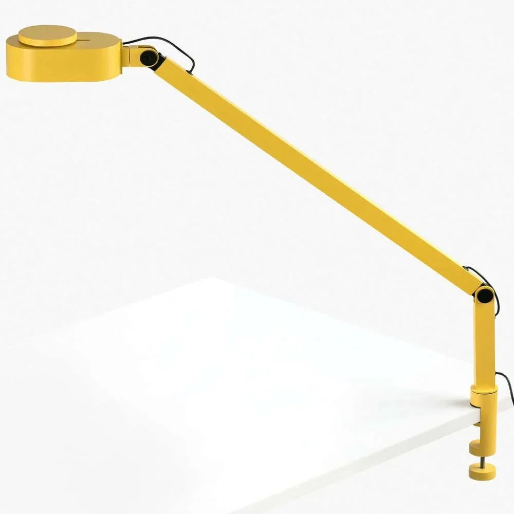 Φωτιστικό Γραφείου Inviting Clip 57317 57x3,8x86cm Dim Led 410lm 6W Yellow Faro Barcelona