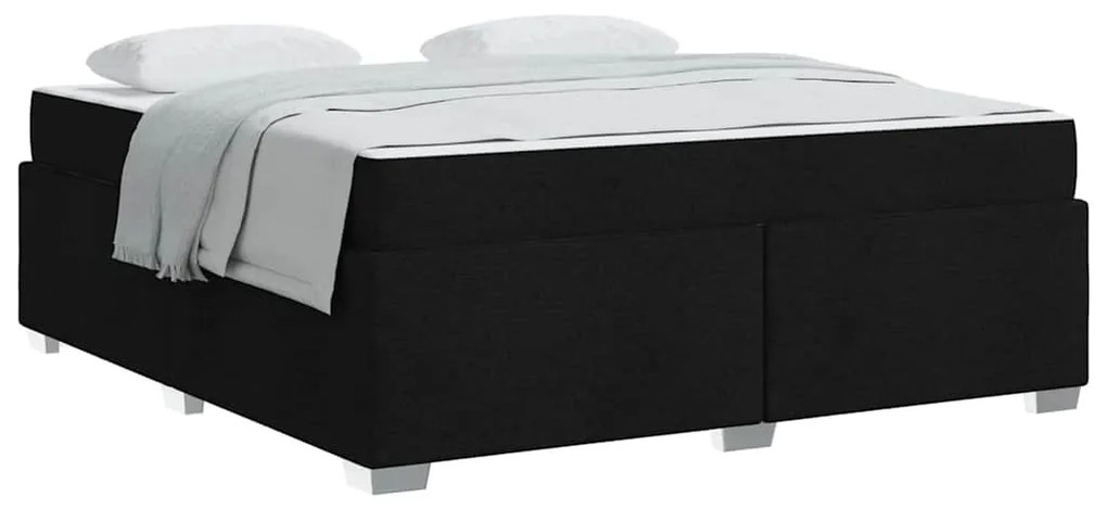 vidaXL Σκελετός Κρεβατιού Άλλο Μαύρο 180 x 200 cm ύφασμα