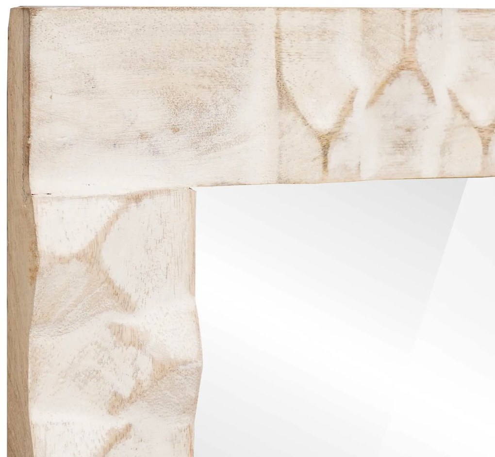 vidaXL Καθρέφτης Μπάνιου Λευκό Φινίρισμα Καθαρισμού 50 x 70 x 2,5 εκ