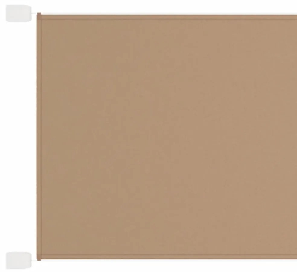 Τέντα Κάθετη Taupe 60 x 800 εκ. από Ύφασμα Oxford - Μπεζ-Γκρι