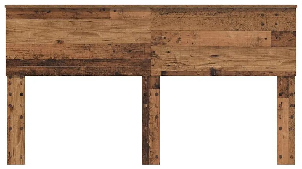 vidaXL Κεφαλάρι με κεφαλάρι Παλιό Ξύλο 160 cm Επεξεργασμένο ξύλο