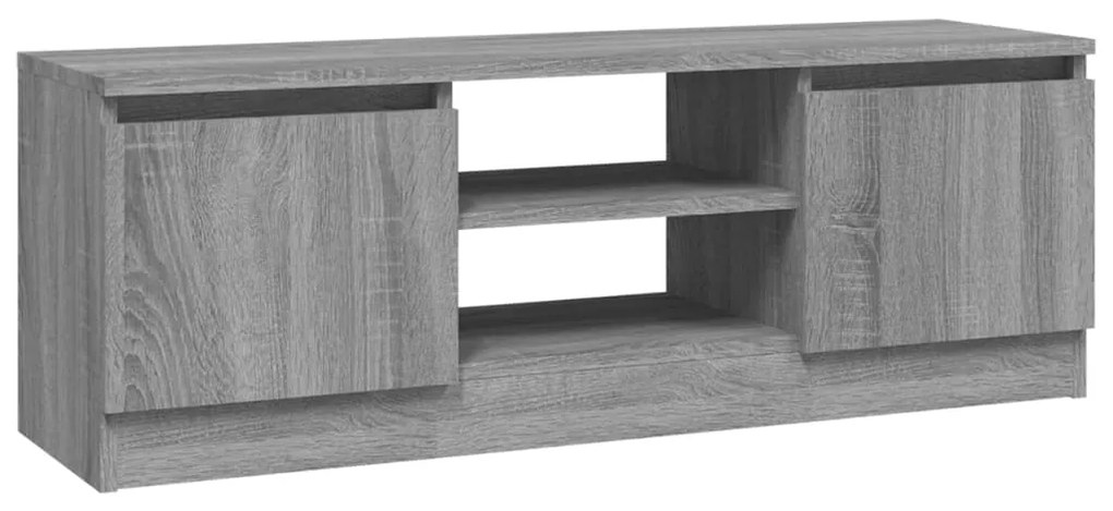 vidaXL Έπιπλο Τηλεόρασης με Πόρτα Γκρι Sonoma 102 x 30 x 36 εκ.