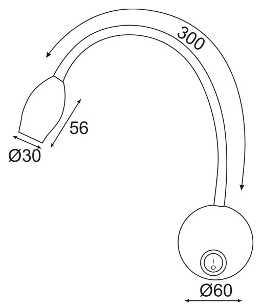 ΕΠΙΤΟΙΧΟ ΣΠΟΤ ΣΠΙΡΑΛ LED 3W ΜΑΤ ΛΕΥΚΟ 50° 210Lm 4.000Κ 230V SWAN - 1.5W - 20W - SF126BLED340W