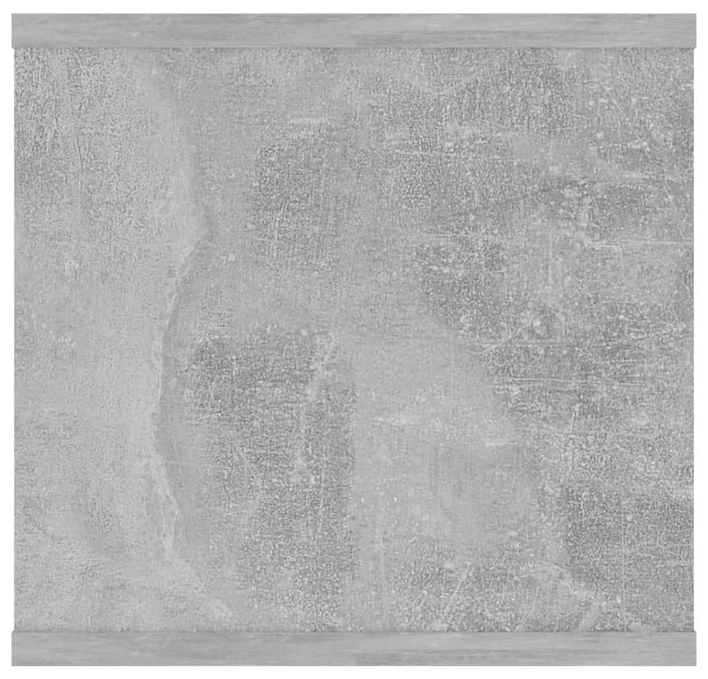 Ραφιέρα Τοίχου Γκρι Σκυροδέματος 102 x 30 x 29 εκ. Μοριοσανίδα - Γκρι