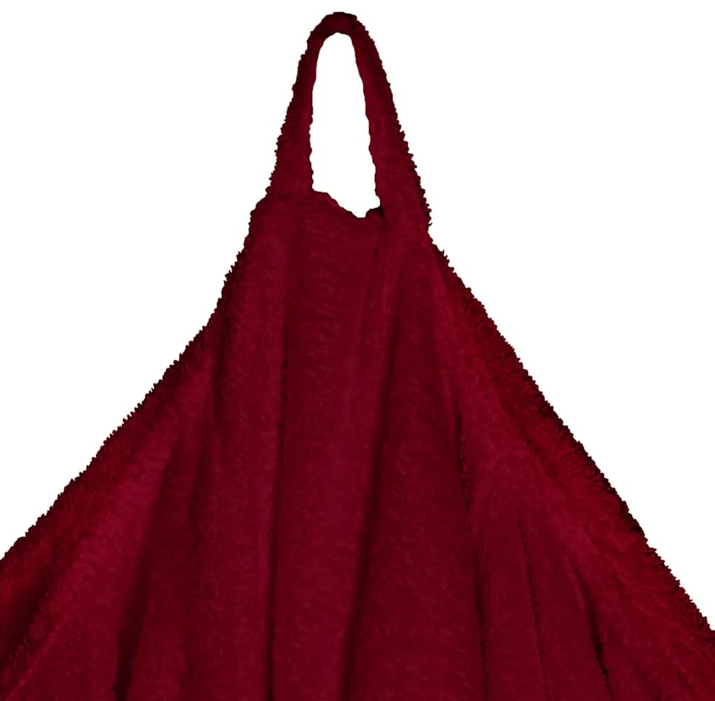 vidaXL Μπουρνούζι KINN Κόκκινο XXXL Βαμβάκι