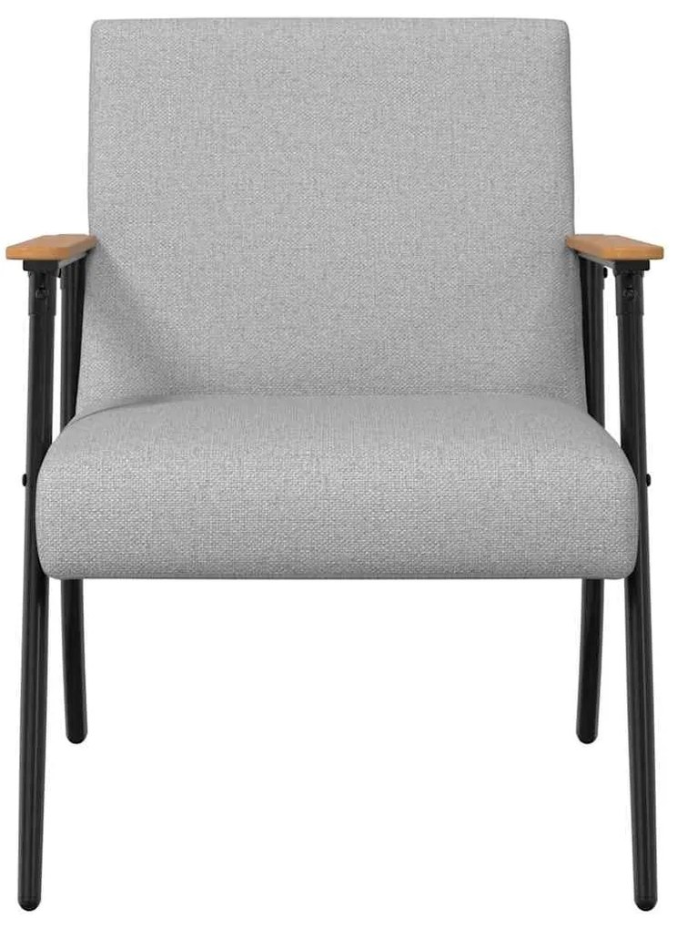 vidaXL Πολυθρόνα Σκίουρος Γκρί 59 x 75 x 78 εκ ύφασμα