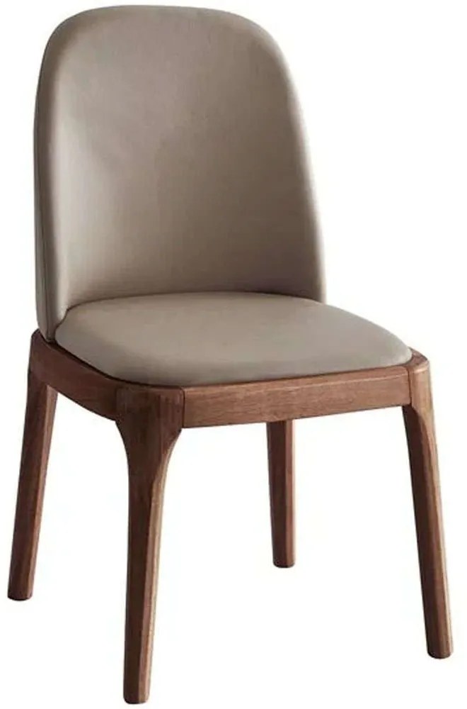 Καρέκλα Vista Ε797,2 57x46x88cm Cappuccino Ξύλο,Τεχνόδερμα