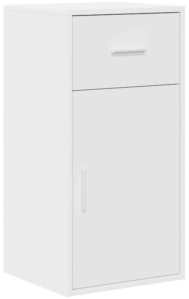 vidaXL Γωνιακό Γραφείο Λευκό 102x88x75 εκ. Επεξεργασμένο Ξύλο