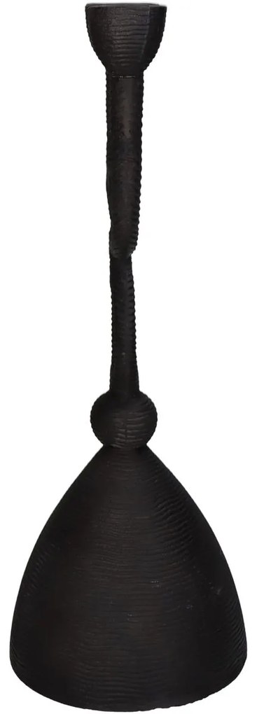 Κηροπήγιο ArteLibre Μαύρο Αλουμίνιο 31x15.5x41.5cm