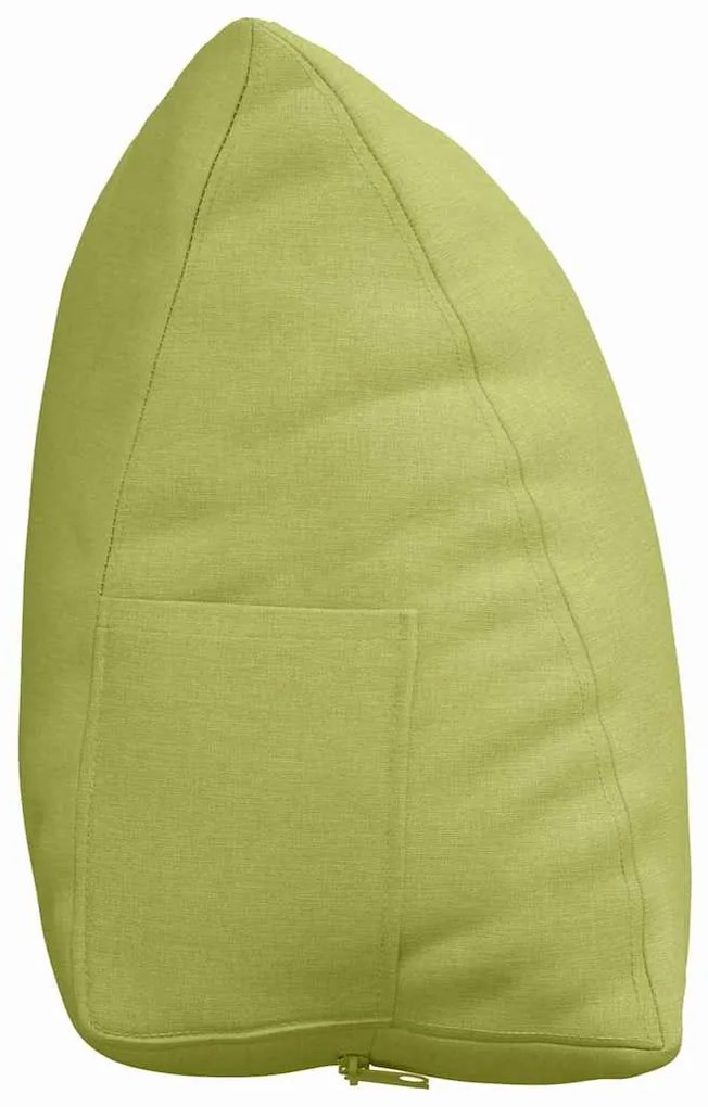 vidaXL Μαξιλάρι Πλάτης Ανοιχτό Πράσινο 60 x 20 x 50 εκ. ύφασμα