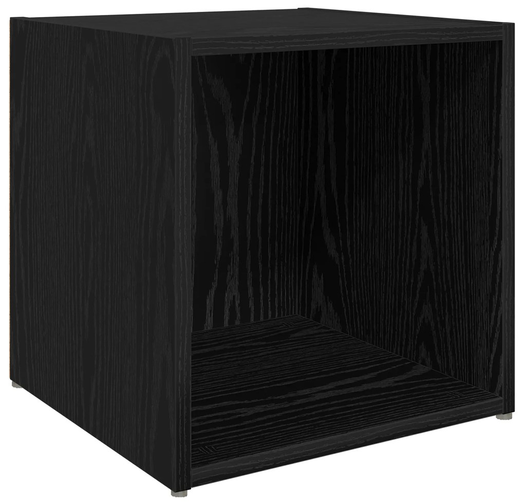 vidaXL ΣΕΤ ΒΑΘΜΟΛΟΓΗΣΗΣ ΤΗΛΕΟΡΑΣΗΣ 8 pcs Μαύρη Οξυά 37 x 35 x 72 εκ.