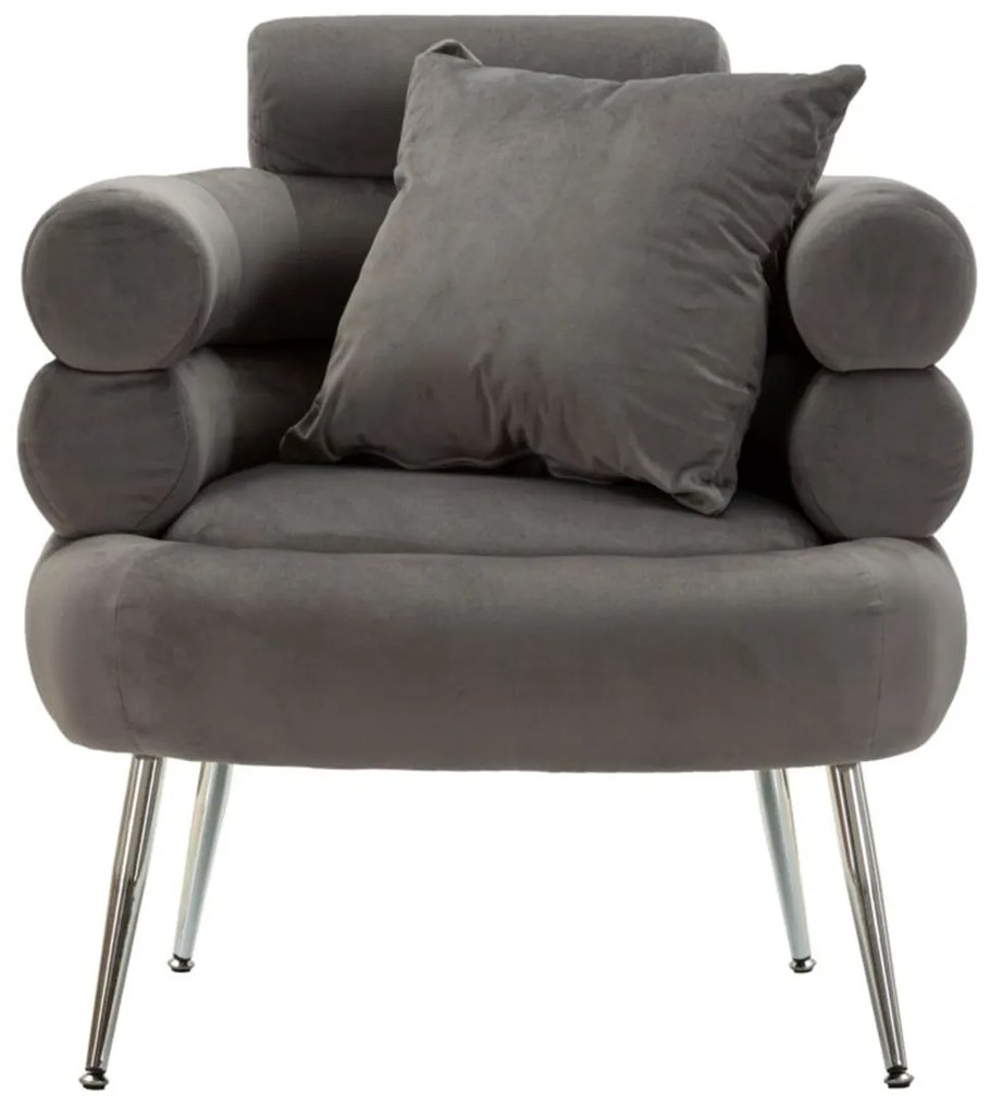 Πολυθρόνα με Μαξιλάρι SILVERY PLUS 68x78