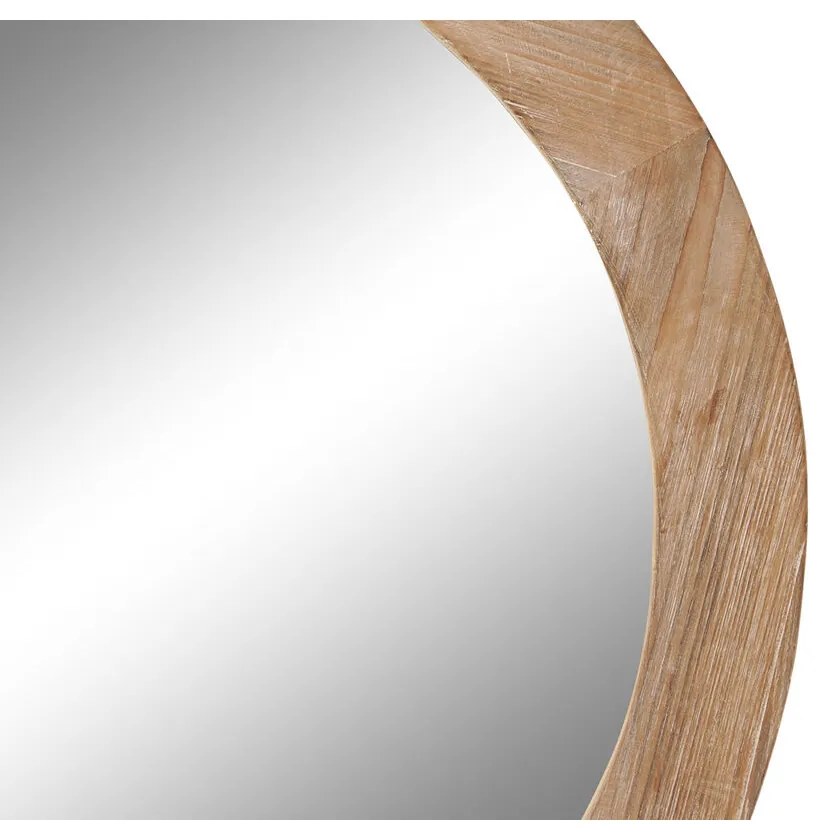 Τοίχο καθρέφτη DKD Home Decor Καφέ Φυσικό Alpino 66 x 5 x 66 cm