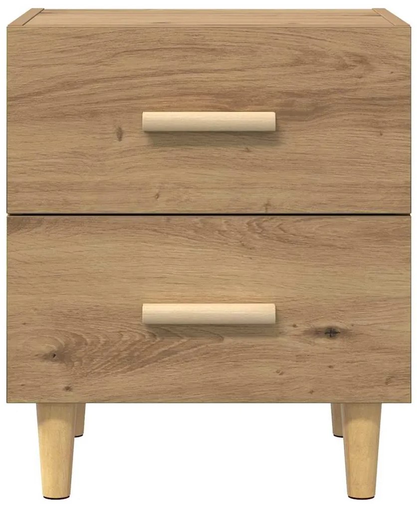 vidaXL Ντουλάπι κρεβατιού με συρτάρι artisan δρυς 40 x 35 x 47.5 εκ
