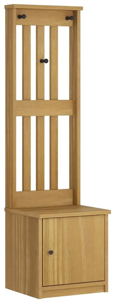 vidaXL Δέντρο χωλ "SANDNES" 45x40x159,5 εκ.Πεύκο μασίφ ξύλο