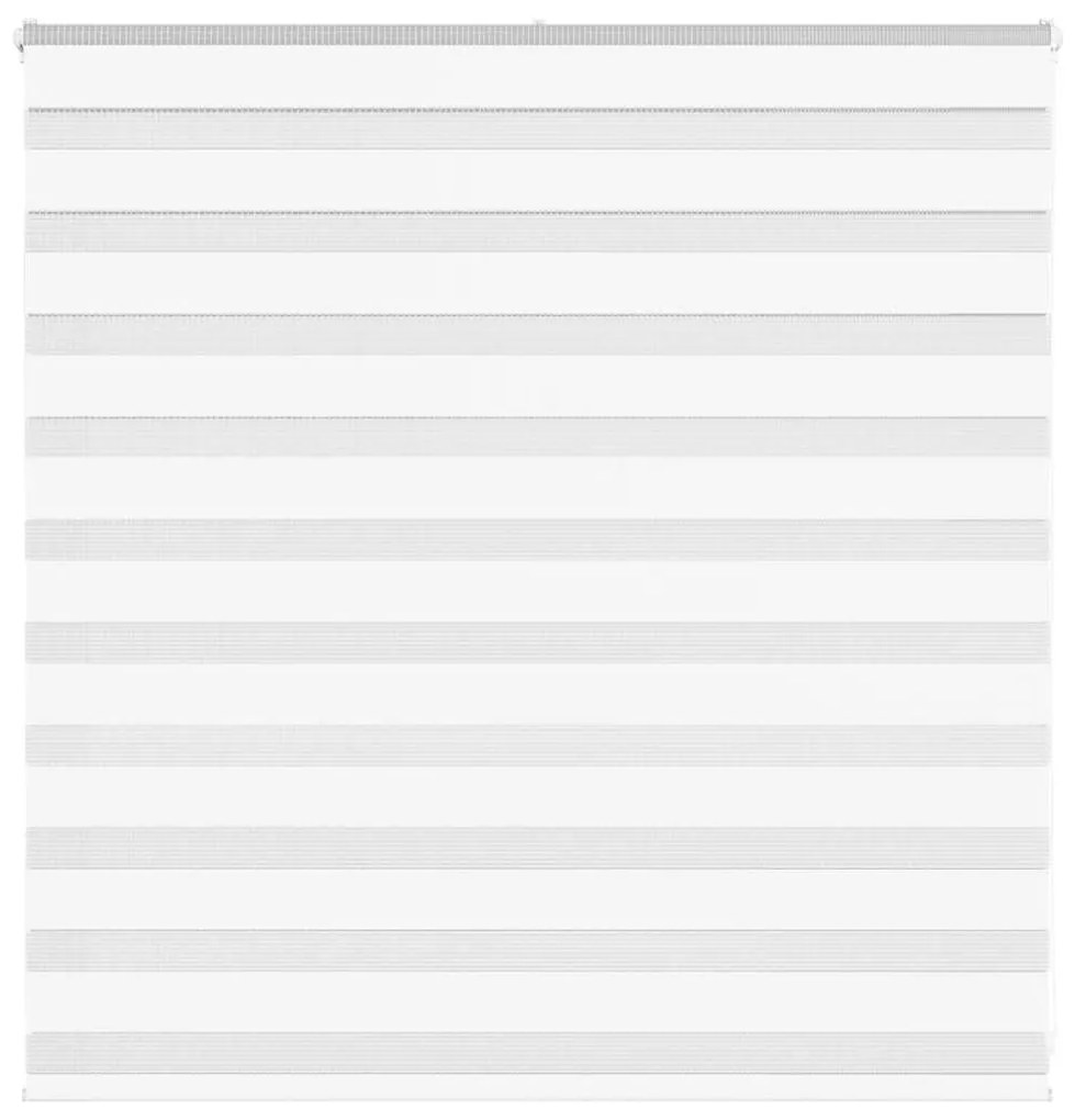 vidaXL Ζέβρα τυφλή Λευκό Πλάτος υφάσματος 145,9 εκ. Πολυεστέρας