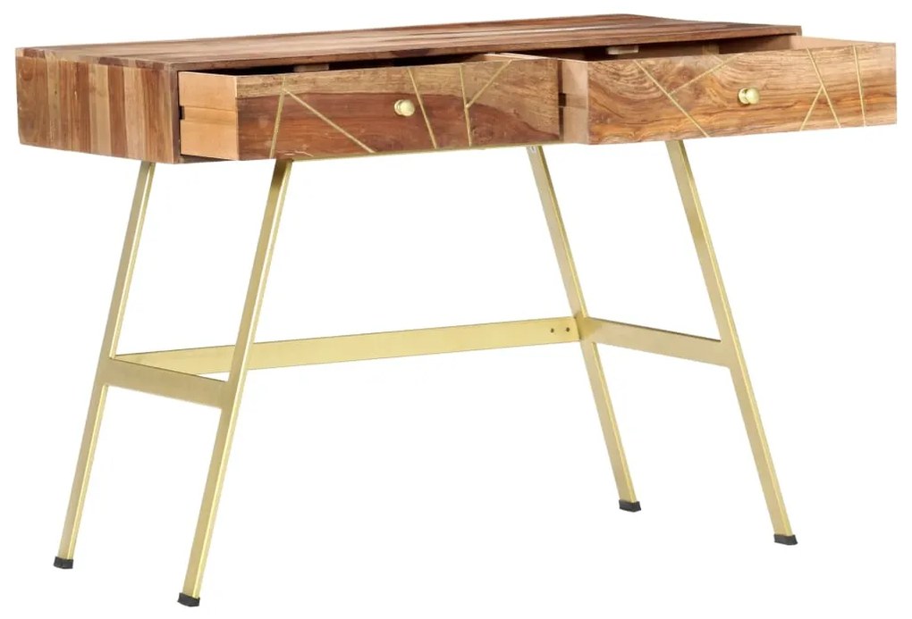 vidaXL Σεκρετέρ με Συρτάρια 100x55x75 εκ. από Μασίφ Ξύλο Ακακίας