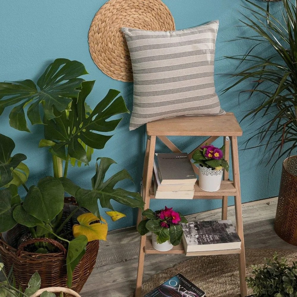 Μαξιλαροθήκη Διακοσμητική Prado 11 Grey Teoran 43X43 Cotton-Polyester