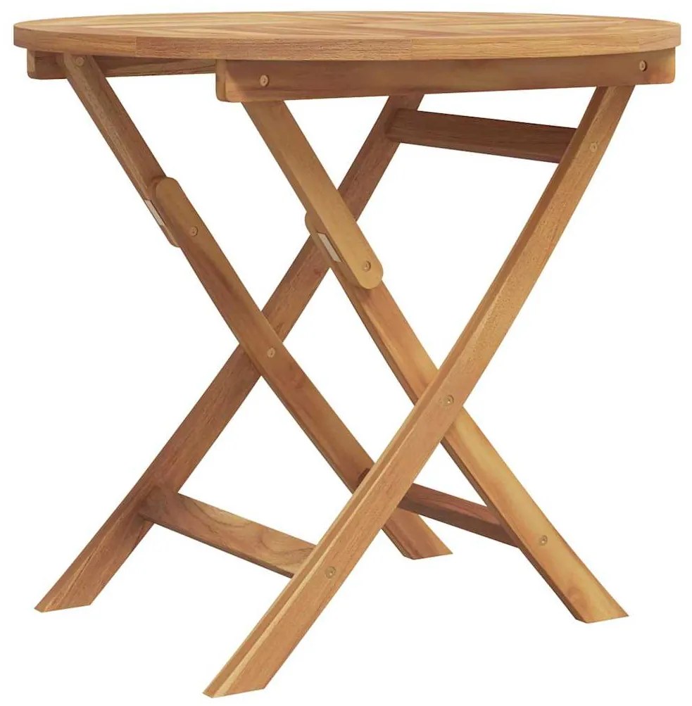 vidaXL Σετ Τραπεζαρίας Κήπου 2 pcs Καφέ Μασίφ ξύλο teak