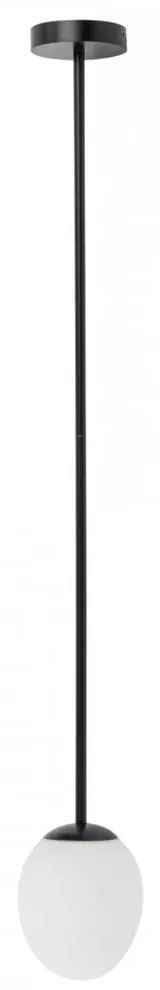 Φωτιστικό Οροφής Ice Egg A 8124 13x99cm 1x25W White-Black Nowodvorski Metal, Glass