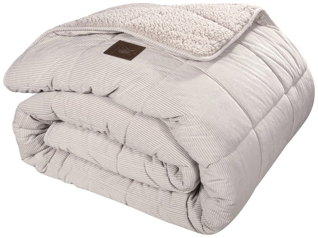 GREENWICH POLO CLUB ΚΟΥΒΕΡΤΟΠΑΠΛΩΜΑ ΥΠΕΡΔΙΠΛΟ SHERPA 3481 TAUPE