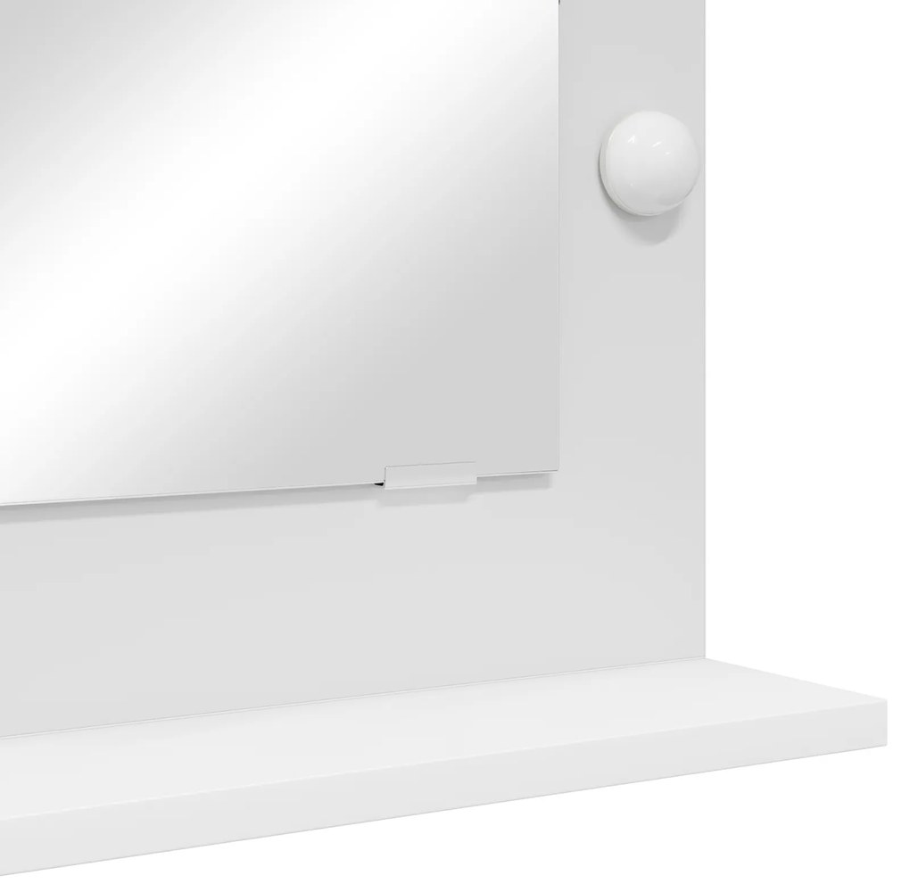 vidaXL Καθρέφτης Vanity  με LED Φώτα Λευκό 70x50x18 εκ.