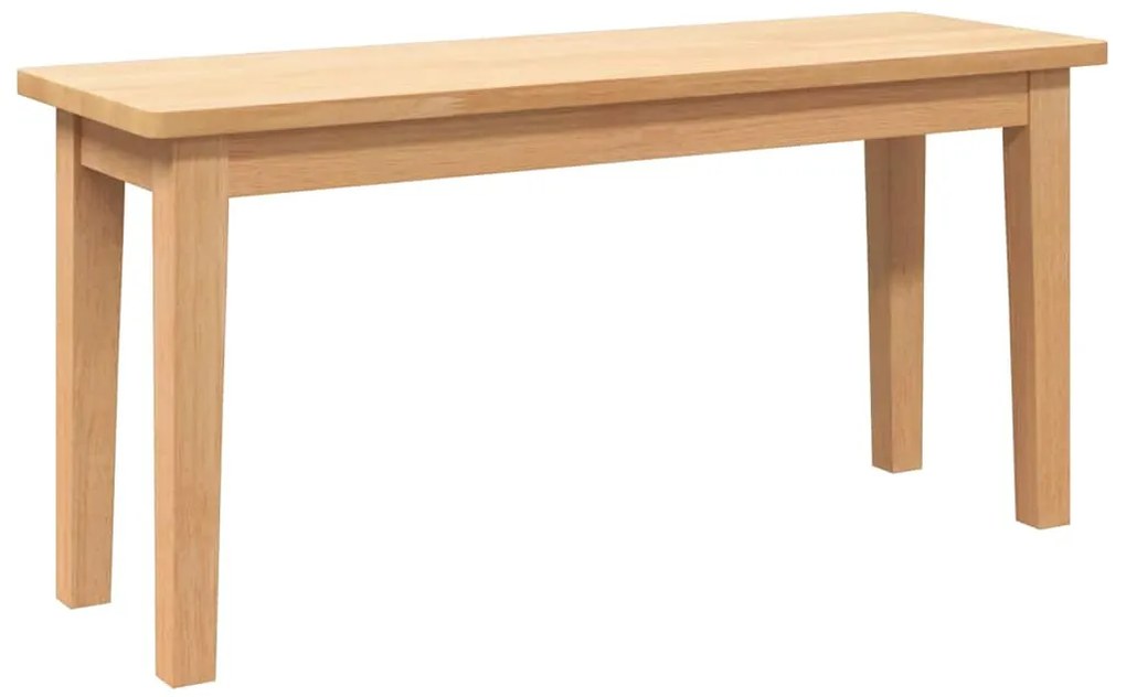 vidaXL Πάγκος  90 cm από μασίφ ξύλο καουτσούκ