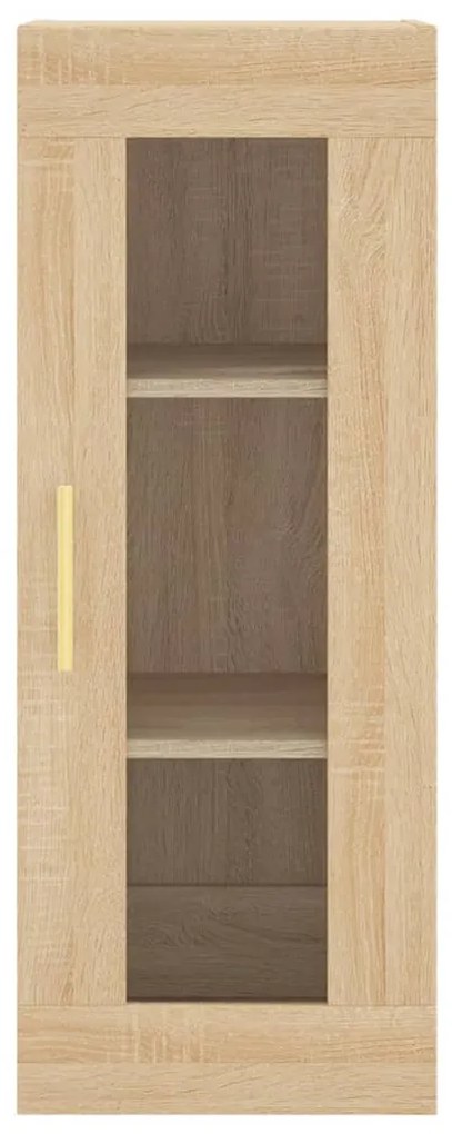vidaXL Ντουλάπι Τοίχου Sonoma Δρυς 34,5 x 34 x 90 εκ.