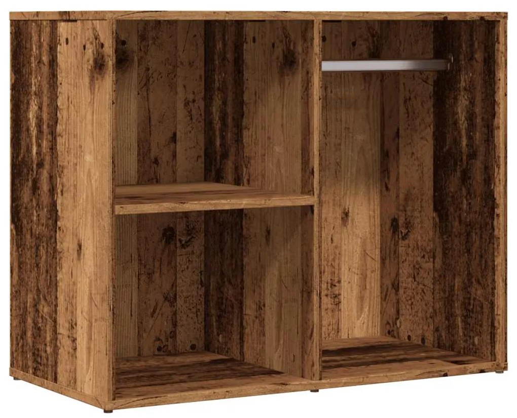 vidaXL Ντουλάπι ντύσιμο Παλιό ξύλο 80x40x65 cm Κατασκευασμένο ξύλο