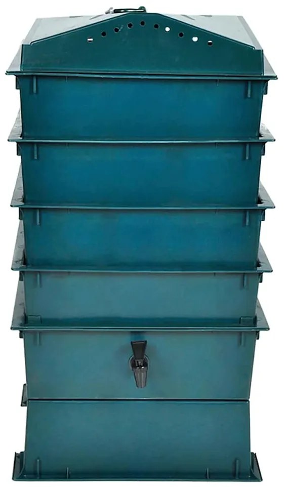 vidaXL Κομποστοποιητής για Γεωσκώληκες με 4 Δίσκους 42 x 42 x 60 εκ.